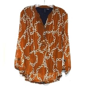 tan long sleeve top Size: XL